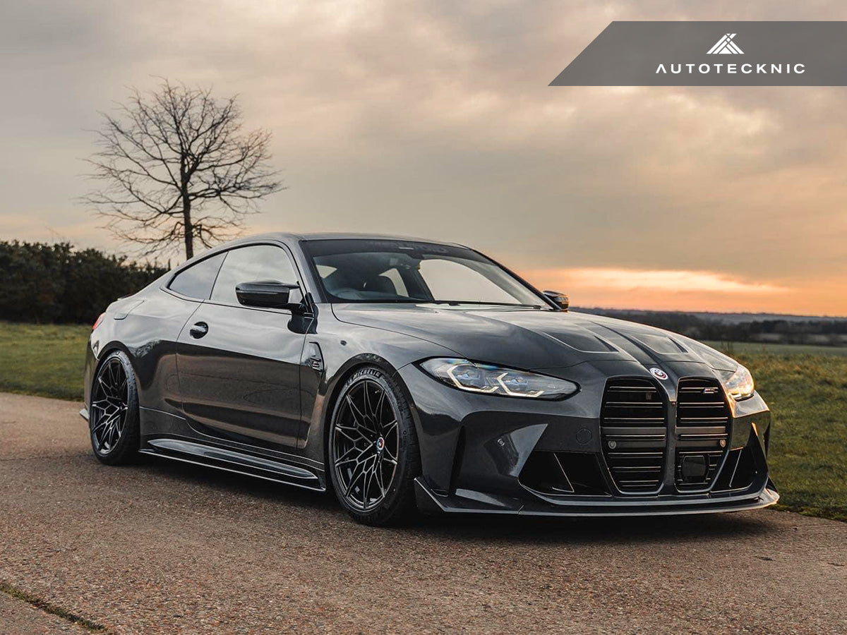 AutoTecknic Dry Carbon Competition Sport Front Aero Lip - BMW G80 M3 | G82/ G83 M4