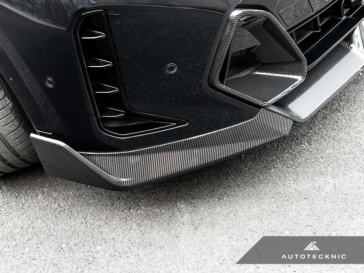 AutoTecknic Carbon Fiber Front Bumper Air Vent Set - BMW G06 X6 M-Sport LCI