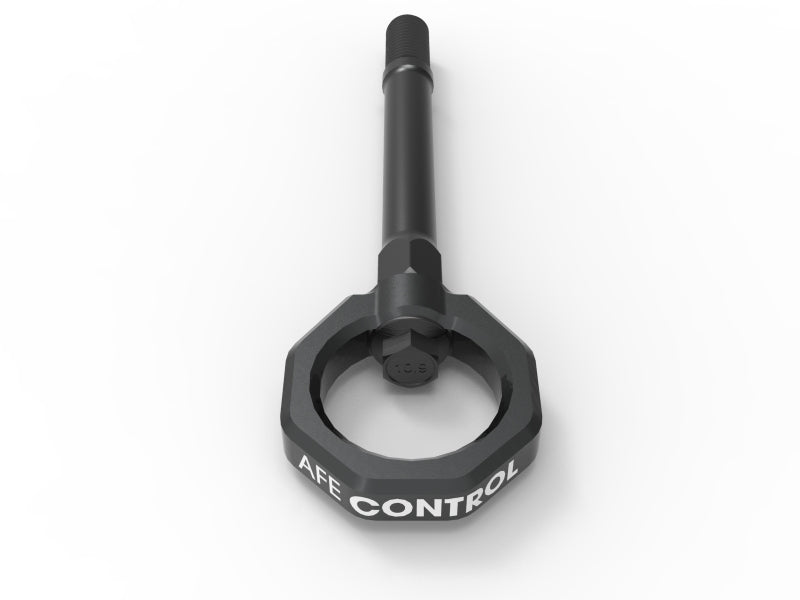 aFe CONTROL Front Tow Hook Chevrolet Corvette (C8) 20-25 V8-6.2L- Gray - 450-401014-G