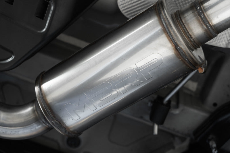MBRP 22-23 Hyundai Elantra N 2.0L Turbo T304 5in OD CF Tips Dual Outlet 3in Cat Back Exhaust - S47103CF