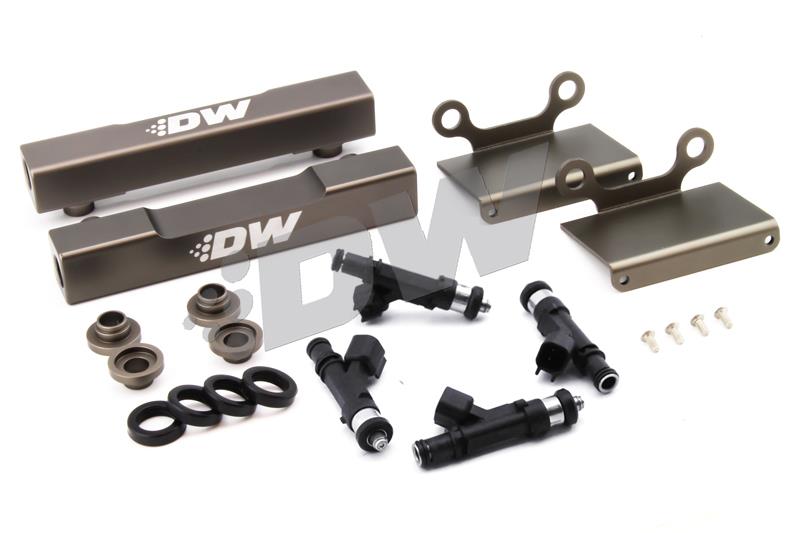 DeatschWerks 04-06 Subaru STI/LGT Side Feed to Top Feed Fuel Rail Conv Kit w/ 1000cc Injectors - 6-101-1000