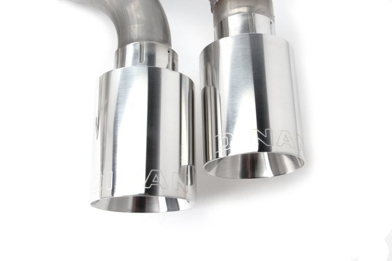 Dinan 18-23 BMW M550i (G30) Free Flow Axleback Exhaust System - Polished Tips - D660-0075