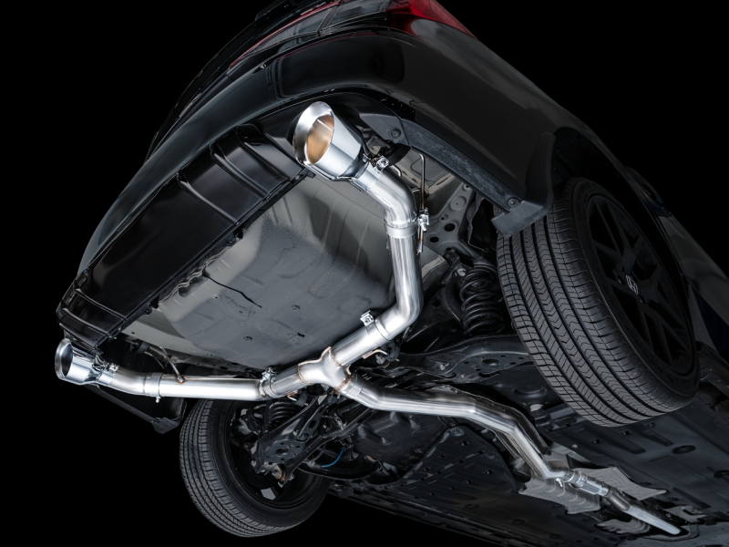 AWE Tuning 22+ Honda Civic Si/Acura Integra Track Edition Cat-Back Exhaust - Dual Chrome Silver Tips - 3020-32331