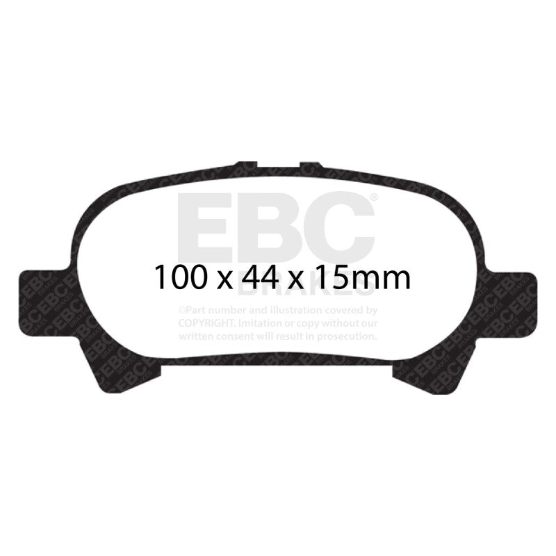 EBC 00-04 Toyota Avalon 3.0 Yellowstuff Rear Brake Pads - DP41715R