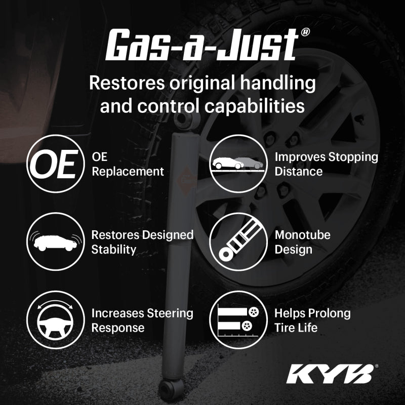 KYB Shocks & Struts Gas-A-Just Front Left 13-20 Lexus GS350 - RWD with Adaptive Suspension - 7210001