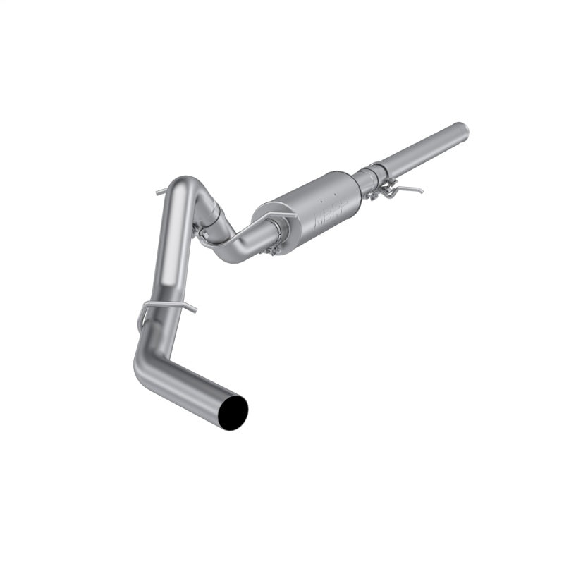 MBRP 14-18 GMC Sierra 4.3L Aluminized Steel 3in Cat Back Single Side Exit - Single Driveshaft only - S5080P