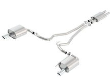 Load image into Gallery viewer, Borla Cat Back 15-17 Ford Mustang 3.7L V6 MT/AT 2.25in Pipe 4in Single Round Rolled Tips - 140587