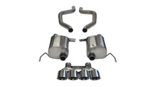 Load image into Gallery viewer, Corsa 17-19 Chevy Corvette Z06 (Grand Sport Only) 3in Axle Back Xtreme Exhaust Pol Quad 4.5in Tip - 14766