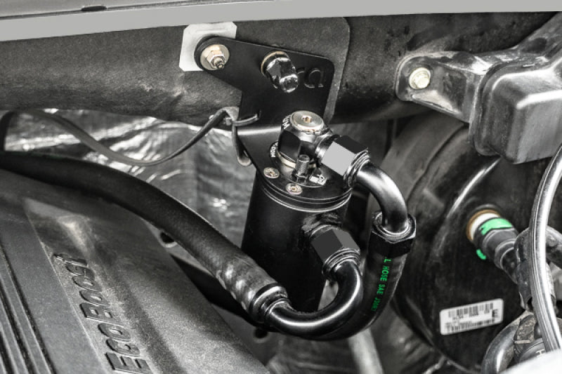 Radium Engineering 15-20  Ford F150 and Raptor EcoBoost PCV Catch Can Kit -  Fluid Lock - 20-0481-FL