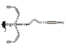 Load image into Gallery viewer, aFe 23-24 Toyota GR Corolla L3 1.6L (t) Gemini XV 3in to 2-1/2in Cat Back Exhaust w/ Polished Tips - 49-36067-P