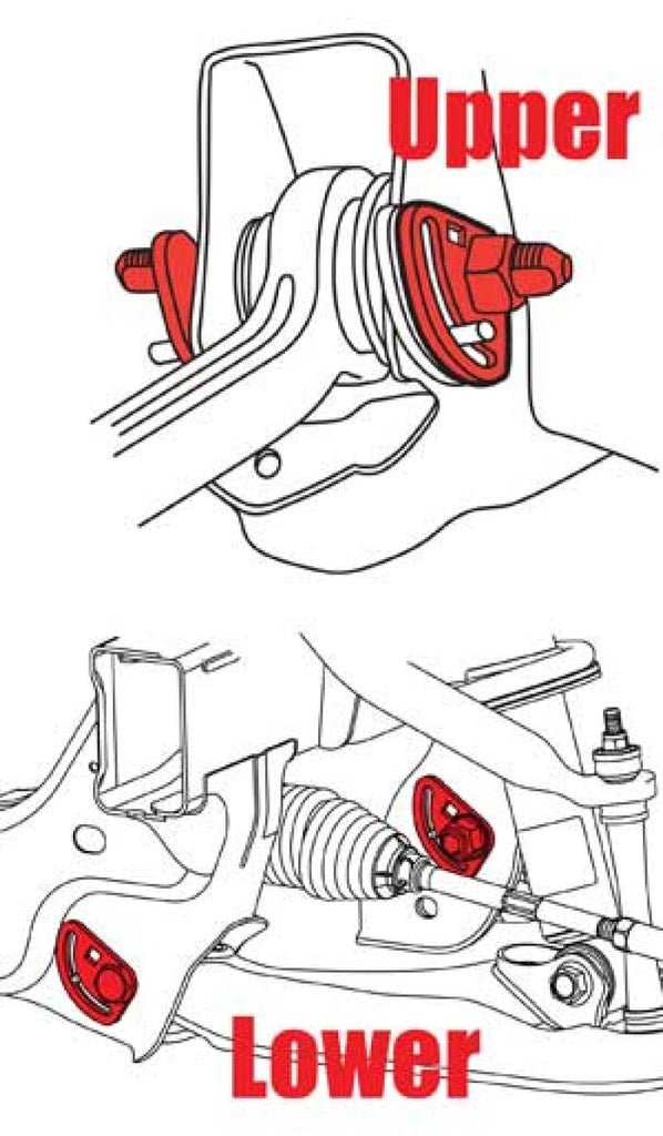 SPC Performance 11+ Chevy/GMC 2500HD / 3500HD Upper Camber/Caster Kit - 86376