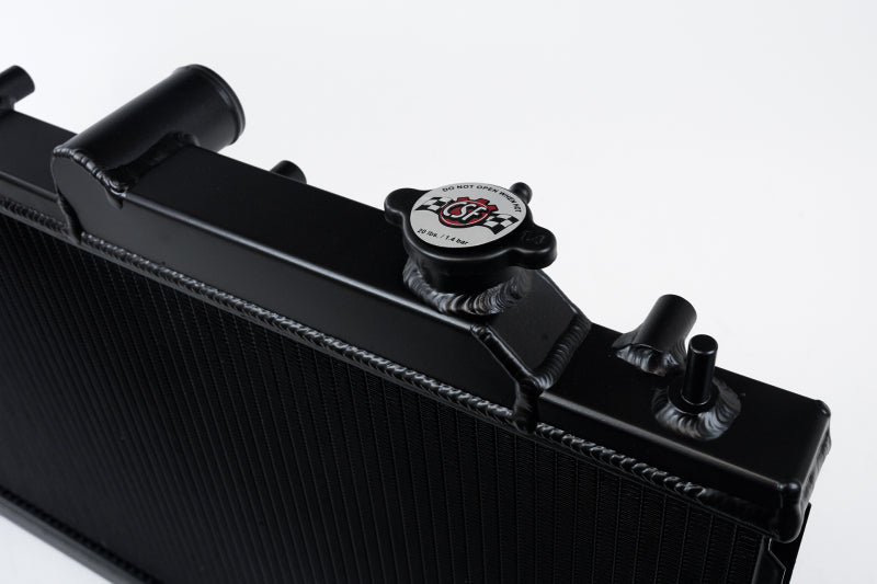 CSF 08-15 Subaru Impreza WRX/STI 1-Row 31mm High-Performance Aluminum Radiator - Black - 7094B