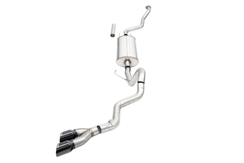 Corsa 24-25 Toyota Tacoma (2.4L Turbo) Sport Cat-Back - 4in Black Tip - 21306BLK