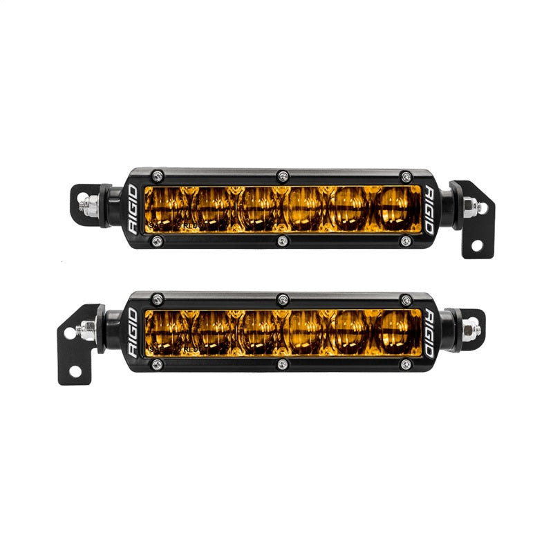 Rigid Industries 2022+ Toyota Tundra 6in SR-Series Selective Yellow Fog Light Kit - 37201
