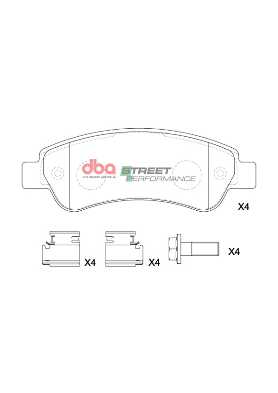 DBA 14-23 Ram ProMaster 1500 SP Performance Rear Brake Pads - DB15173SP