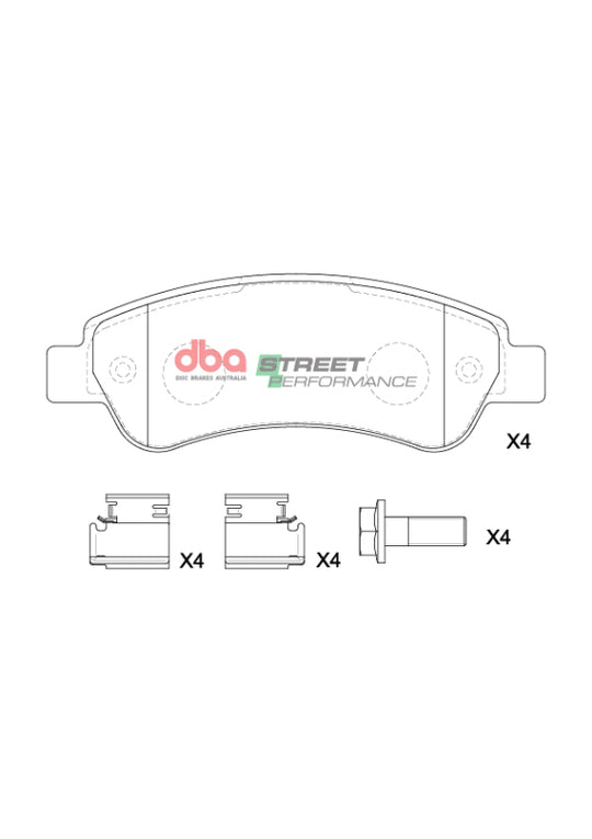 DBA 14-23 Ram ProMaster 1500 SP Performance Rear Brake Pads - DB15173SP