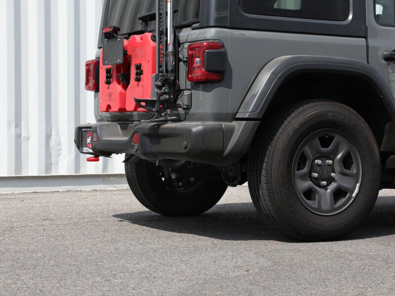 aFe MACH Force-Xp Axle-Back Exhaust System w/No Tip 18-20 Jeep Wrangler L4-2.0T / V6-3.6L - 49-48070-1