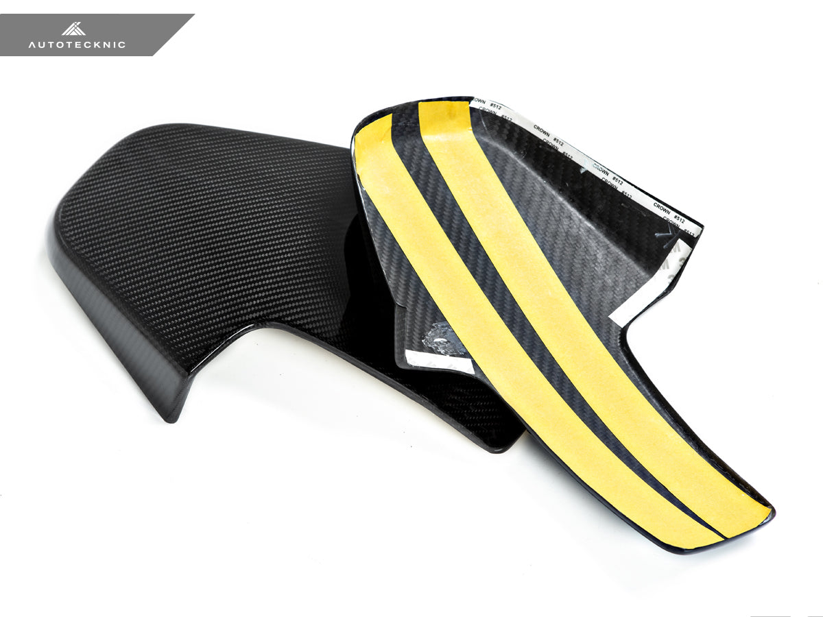 AutoTecknic Dry Carbon Seat Back Cover Set - BMW F97 X3M | F98 X4M