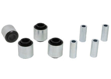 Load image into Gallery viewer, Whiteline Plus 5/95-03 Infiniti QX4 / 8/86-8/95 Pathfinder Rear Trailing Arm - Upper &amp; Lwr Bushing - W61705A