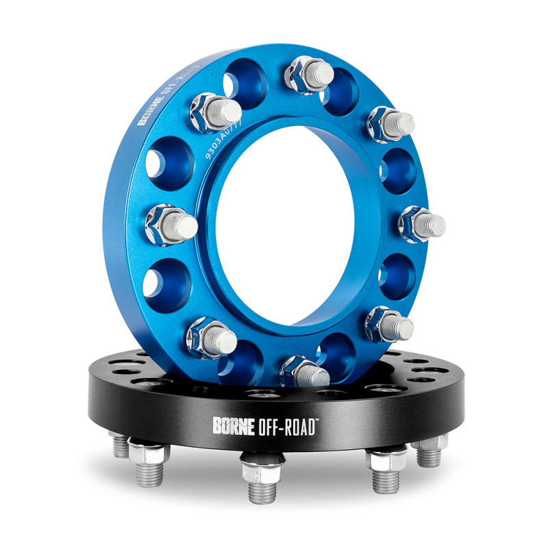 Mishimoto Wheel Spacers 8X165.1 121.3 32 M14 Blu - BNWS-006-320BL
