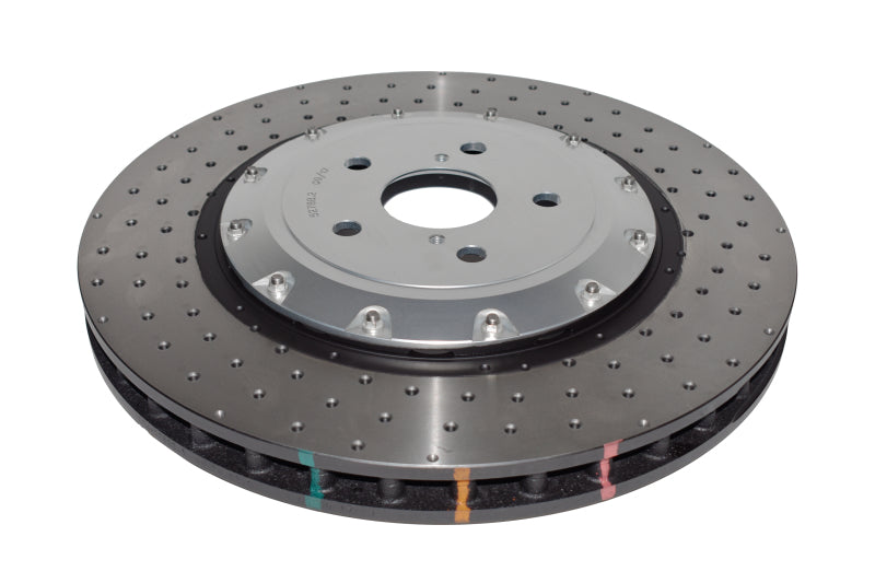 DBA 16-20 Lexus GS F Front 5000 Series Cross Drilled Rotor w/Silver Hat - DBA52788SLVXD