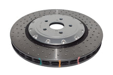 Load image into Gallery viewer, DBA 16-20 Lexus GS F Front 5000 Series Cross Drilled Rotor w/Silver Hat - DBA52788SLVXD