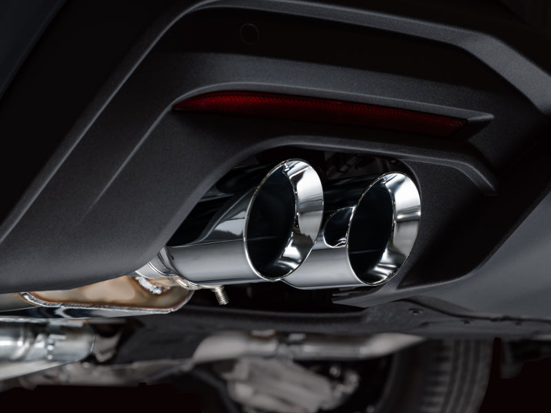 AWE 2024 Ford Mustang GT Fastback S650 RWD SwitchPath Cat-Back Exhaust w/ Quad Chrome Silver Tips - 3025-42650
