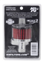 Load image into Gallery viewer, K&amp;N Steel Base Crankcase Vent Filter .75in Vent OD x 2in OD x 1.5in Height - 62-1030