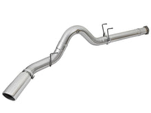 Load image into Gallery viewer, aFe ATLAS 5in DPF-Back Alum Steel Exhaust System w/Polished Tip 2017 Ford Diesel Trucks V8-6.7L (td) - 49-03090-P