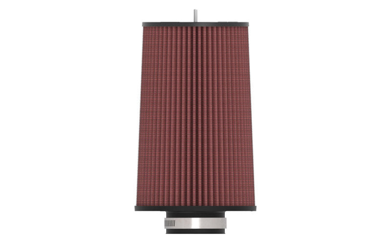 K&N Universal Round Clamp-On Air Filter 3-1/2in FLG  8in B, 7in T W/STUD, 12-1/2in H - RU-5165