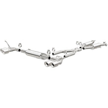 Load image into Gallery viewer, MagnaFlow Cat Back, SS, 2.5in, Quad Split Polish 4in tip 14-15 Jeep Grand Cherokee 3.6L/5.7L V6/V8 - 19193