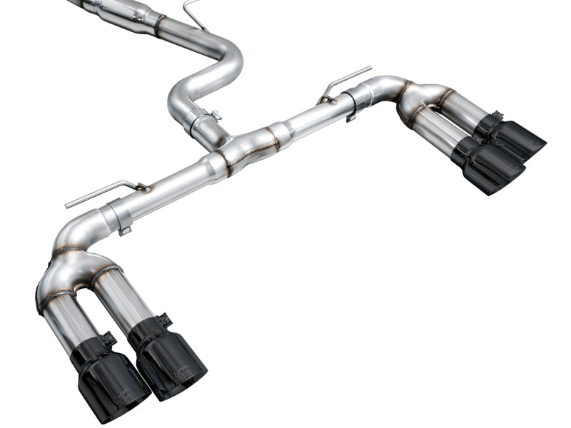 AWE Tuning 22-24 Audi 8Y S3 Track Edition Exhaust - Diamond Black Tips - 3020-43897