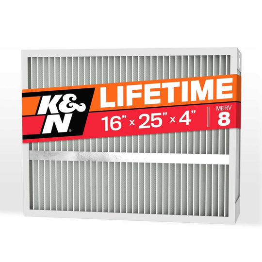 K&N HVAC Filter 16 X 25 X 4 Merv 8 - HVC-8-41625