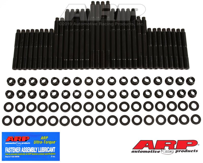 ARP SBC w/Brodix,Rodeck alum block w/23A A head production style Head Stud Kit - 134-4303