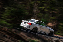 Load image into Gallery viewer, MBRP 18-22 BMW M2 Competition 3.0L T304 SS 3in Resonator-Back Exhaust Quad Rear w/ Carbon Fiber Tips - S45023CF