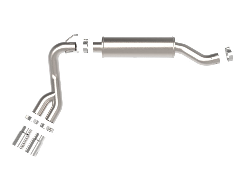 aFe POWER Rebel Series 3.5in SS Cat Back Exhaust w/Pol Tips 19-21 RAM V8-6.4L Hemi - 49-42082-P