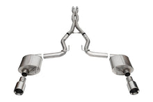 Load image into Gallery viewer, Corsa 24+ Ford MustangGT Sport Cat-Back Exhaust Sys. 3.0in Dual Rear Exit w/4.5in Straight Cut Tips - 21255