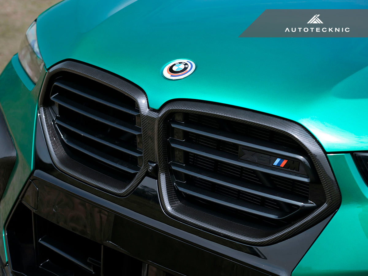 AutoTecknic Replacement Dry Carbon Grille Surround - BMW F95 X5M LCI | F96 X6M LCI