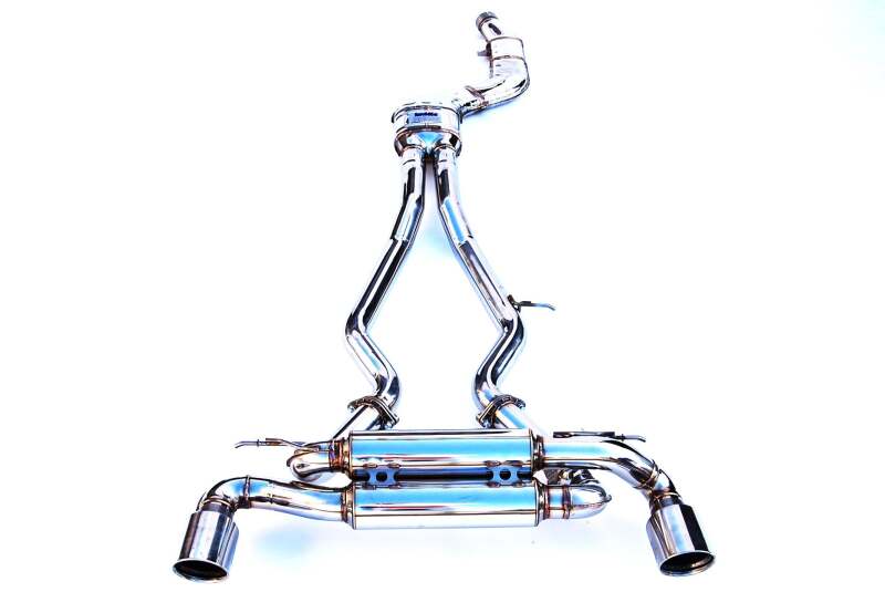 Invidia 20+ Toyota Supra (3.0) Gemini w/Valve Rolled Stainless Steel Catback - HS19TSP4VGM1RS