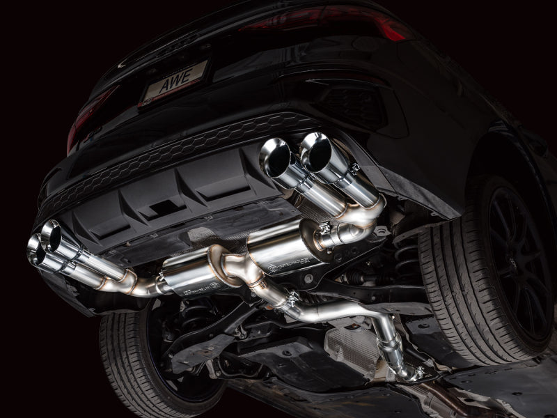 AWE Tuning 22-24 Audi 8Y S3 Touring Edition Exhaust - Chrome Silver Tips - 3015-42897