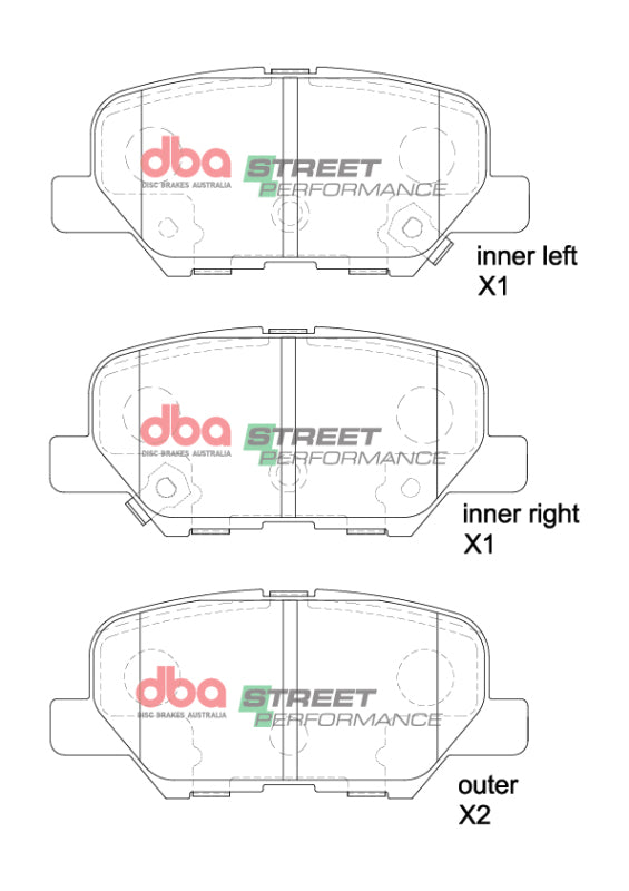 DBA 14-17 Mazda 3 SP Performance Rear Brake Pads - DB2294SP