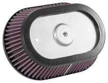 Load image into Gallery viewer, K&amp;N Universal Custom Air Filter - Oval Shape 9.313in OD / 2.375 Height - E-3988