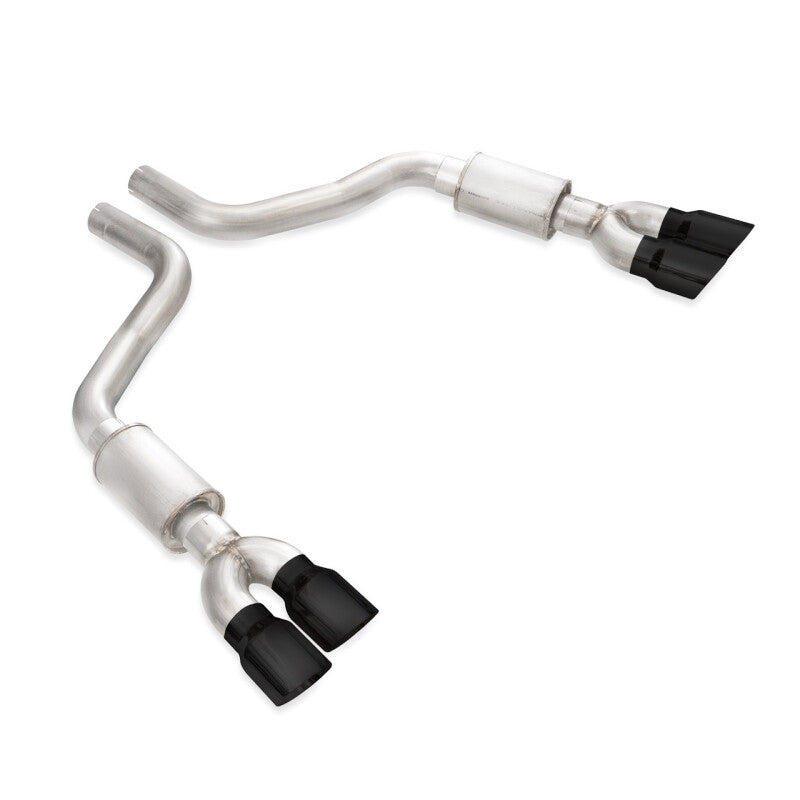 Stainless Works 15-21 Dodge Challenger 5.7/6.2/6.4L Legend Axle Back Exhaust System w/ Black-Out Tip - CHAL16ABL4B