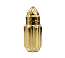 Load image into Gallery viewer, NRG 500 Series M12 X 1.5 Bullet Shape Steel Lug Nut Set - 21 Pc w/Lock Key - Chrome Gold - LN-LS500CG-21