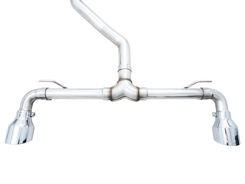 AWE Tuning 2022 VW GTI MK8 Touring Edition Exhaust - Chrome Silver Tips - 3015-32658