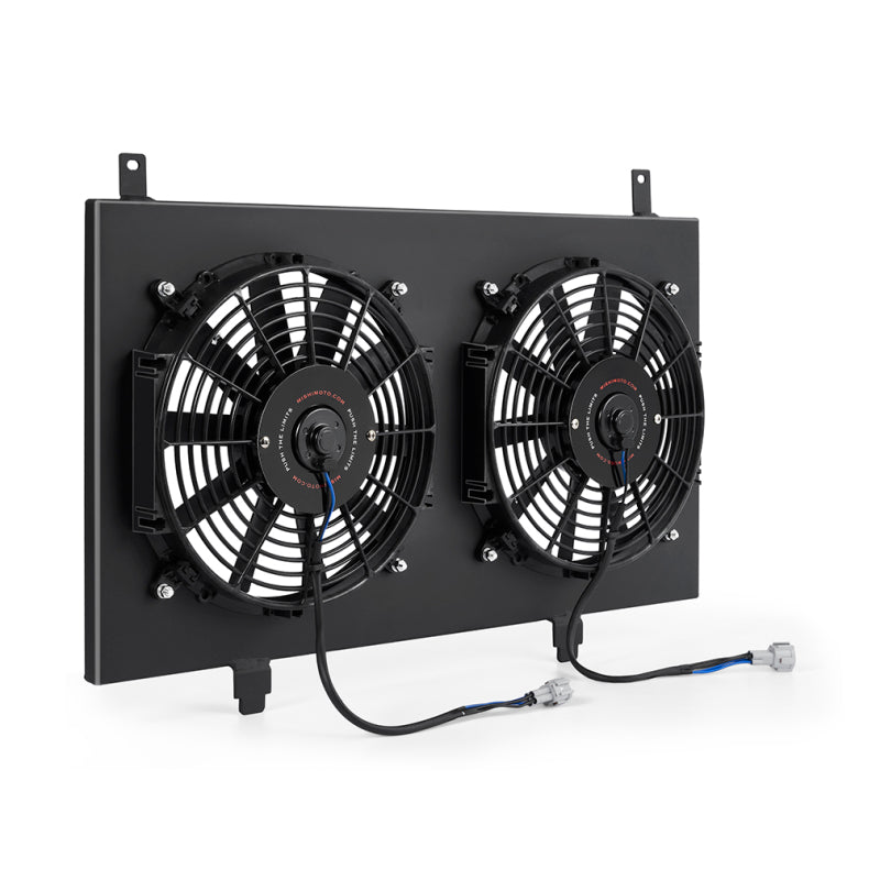 Mishimoto 03-06 Nissan 350Z Aluminum Fan Shroud Black - MMFS-350Z-03BK