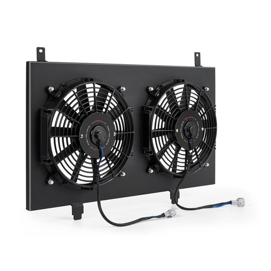Mishimoto 03-06 Nissan 350Z Aluminum Fan Shroud Black - MMFS-350Z-03BK