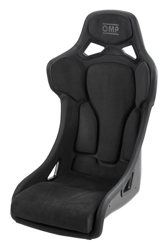 OMP Racing Seat RT FIA 8855-1999 - Leather & Alcantara Black - HA0-0832-A01-071