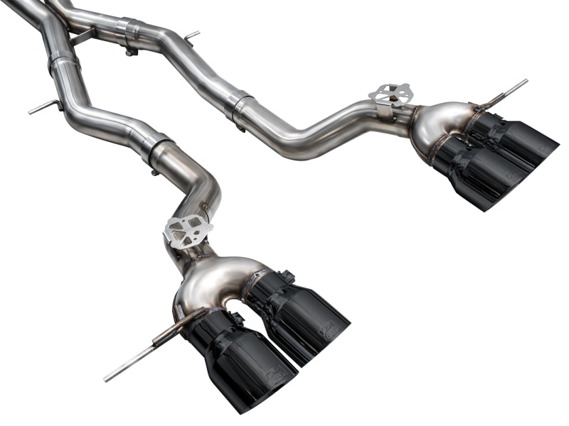 AWE Tuning 23-24 BMW G87 M2 Track Edition Exhaust - Diamond Black Tips - 3020-43487