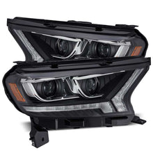 Load image into Gallery viewer, AlphaRex 19-21 Ford Ranger LUXX LED Proj Headlights Plank Style Black w/Seq Signal/DRL - 880122